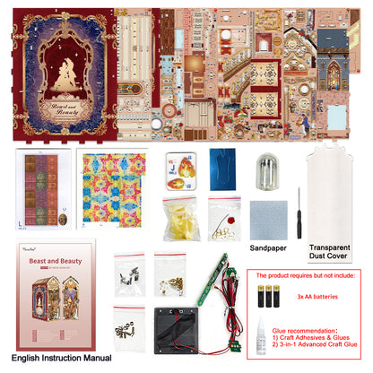 Beauty And The Beast - Puzzle House Set